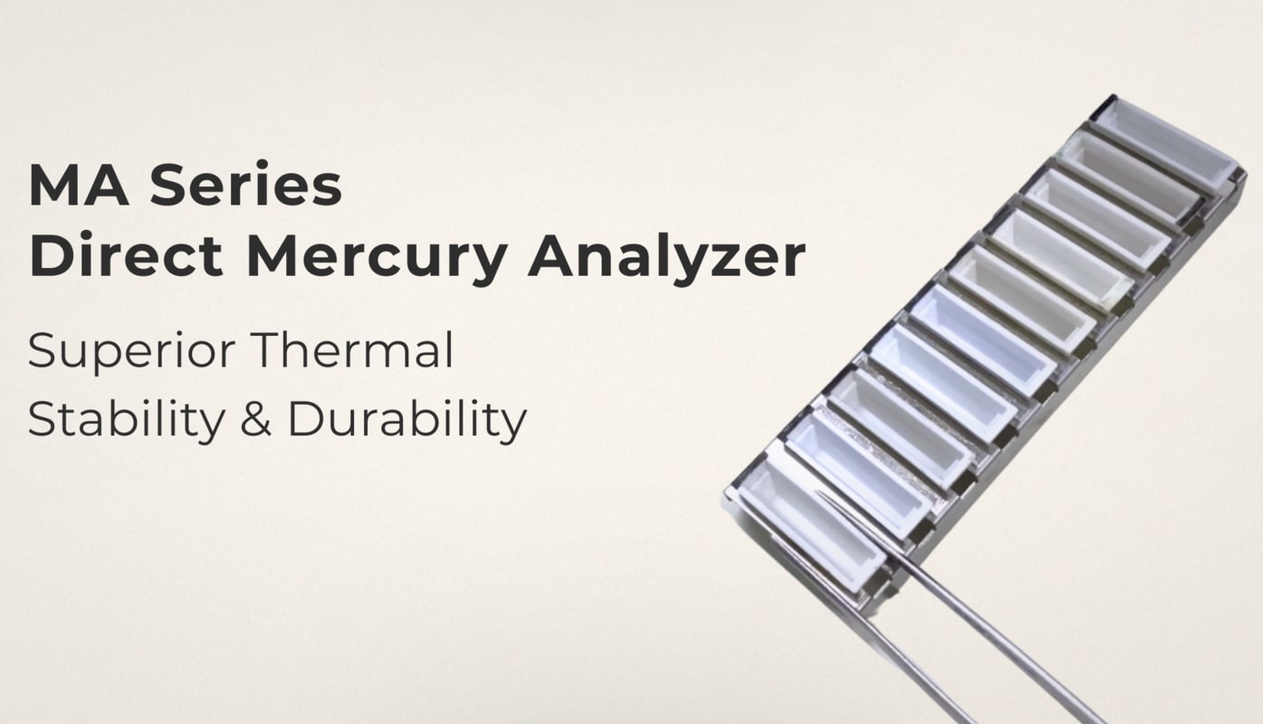 Why Ceramic Sample Boats Are Used in the MA-3000 Direct Mercury Analyzer